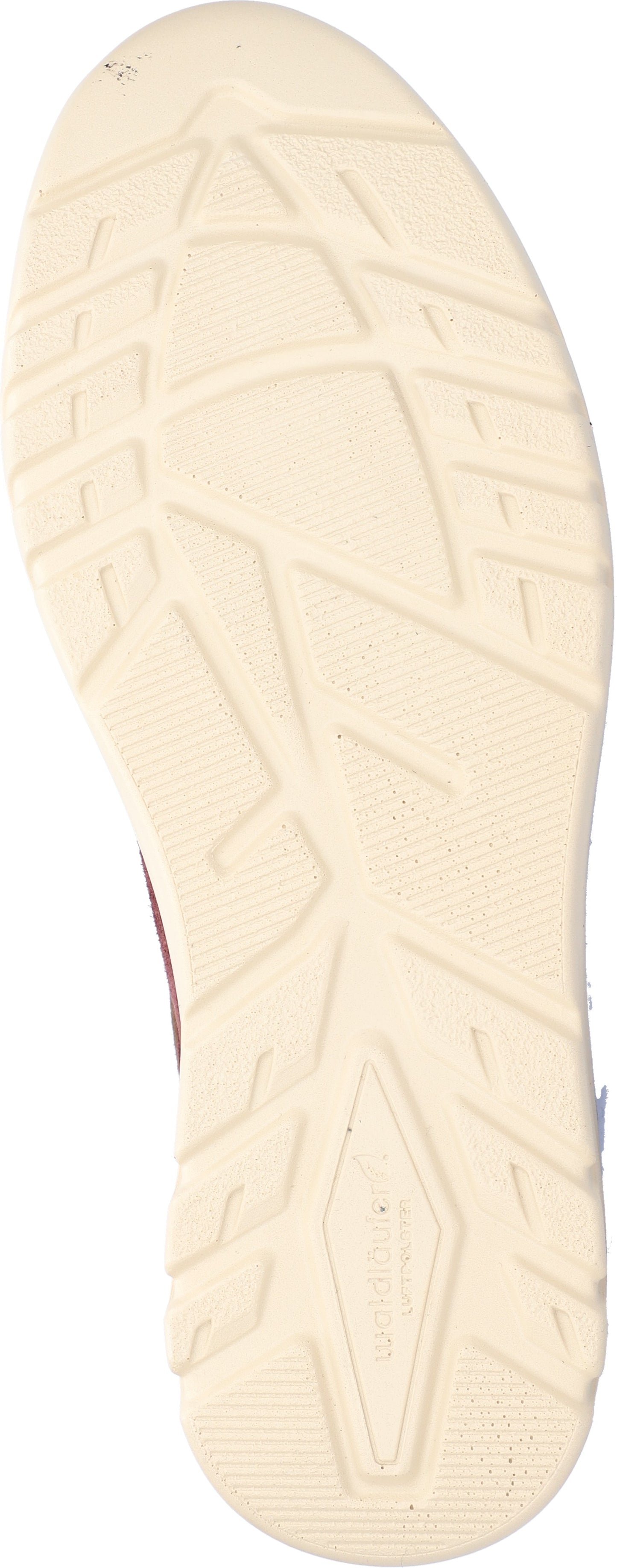 Waldlaufer Ladies Wide Fit Trainers - 927H02 - Burgundy/Multi