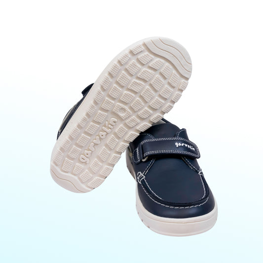 Garvalin - Boys Boat Shoes Blue Navy - A183