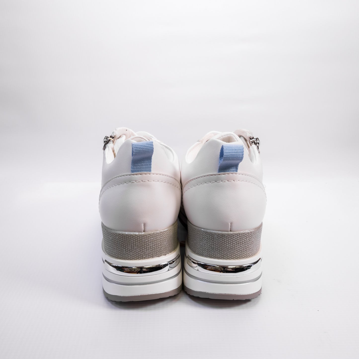 Susst - Jenny Womens Wedge Tainers White - SS25