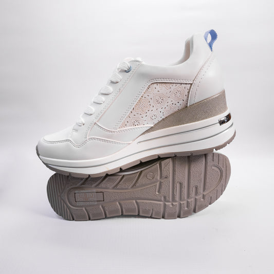 Susst - Jenny Womens Wedge Tainers White - SS25