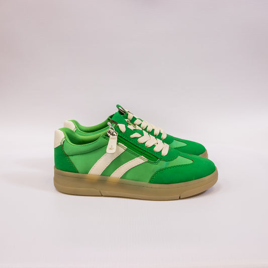 Jana - Flat Trainers Green- 23784