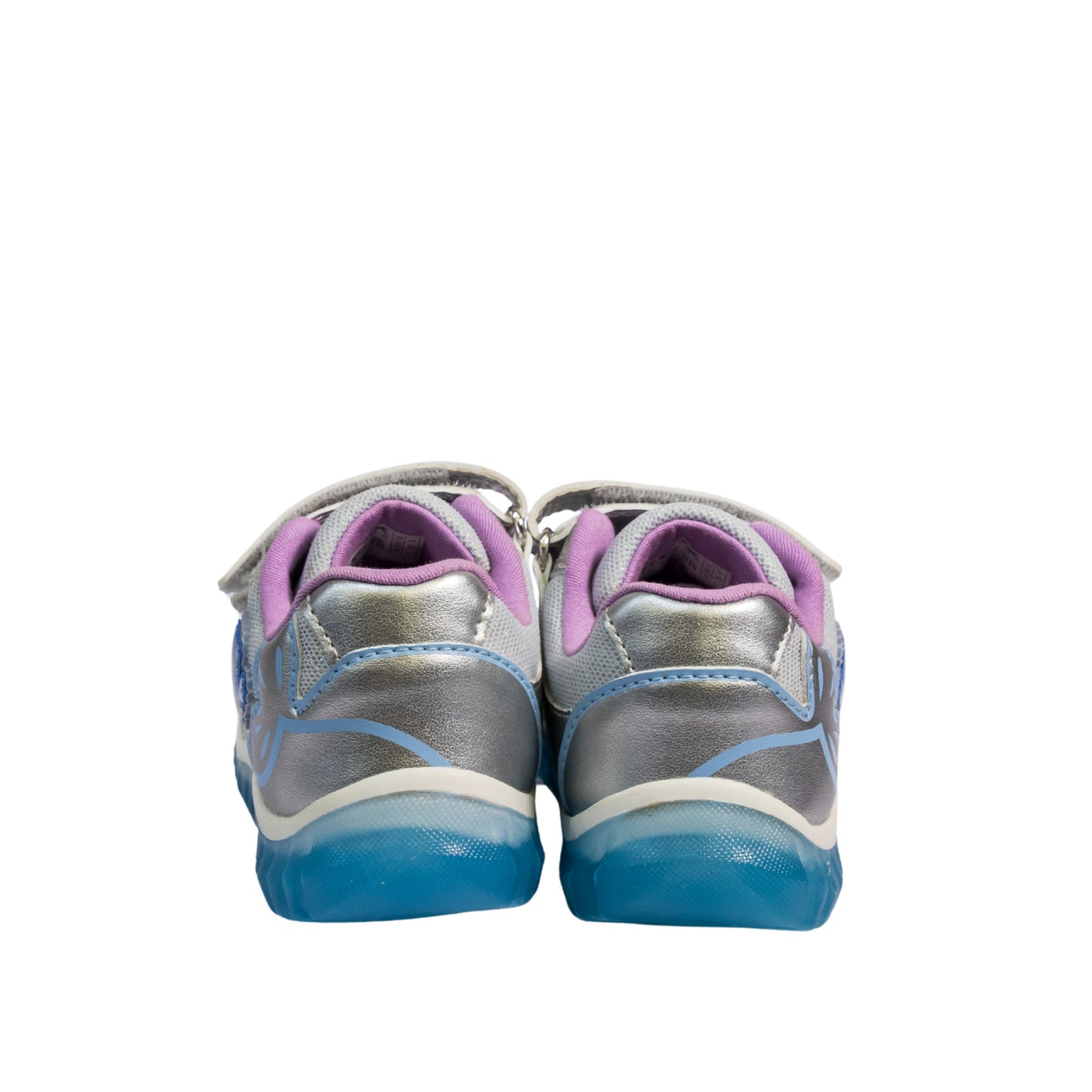 Geox - Boys Lightyloo Sneakers Silver w Lights - B5561A