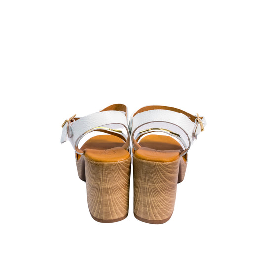 Oh My Sandals – Heel Sandal White - 5636