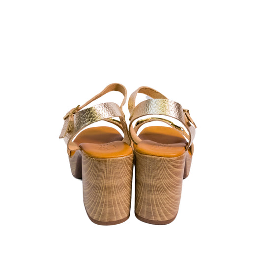 Oh My Sandals – Heel Sandal Gold - 5636