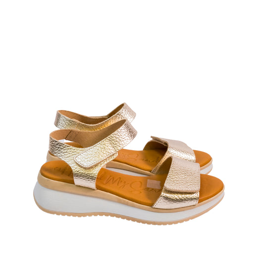 Oh My Sandals – Sandal Gold Velcro - 5660