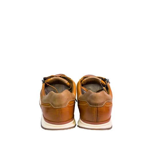 Route 21 - Mens 6 Eye Lace-Up Trainers Tan/Camel - M849T