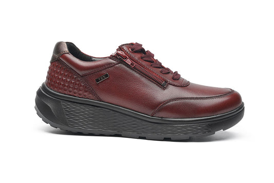 G-Comfort - S-2725 Waterproof Side Zip Shoes, Burgundy