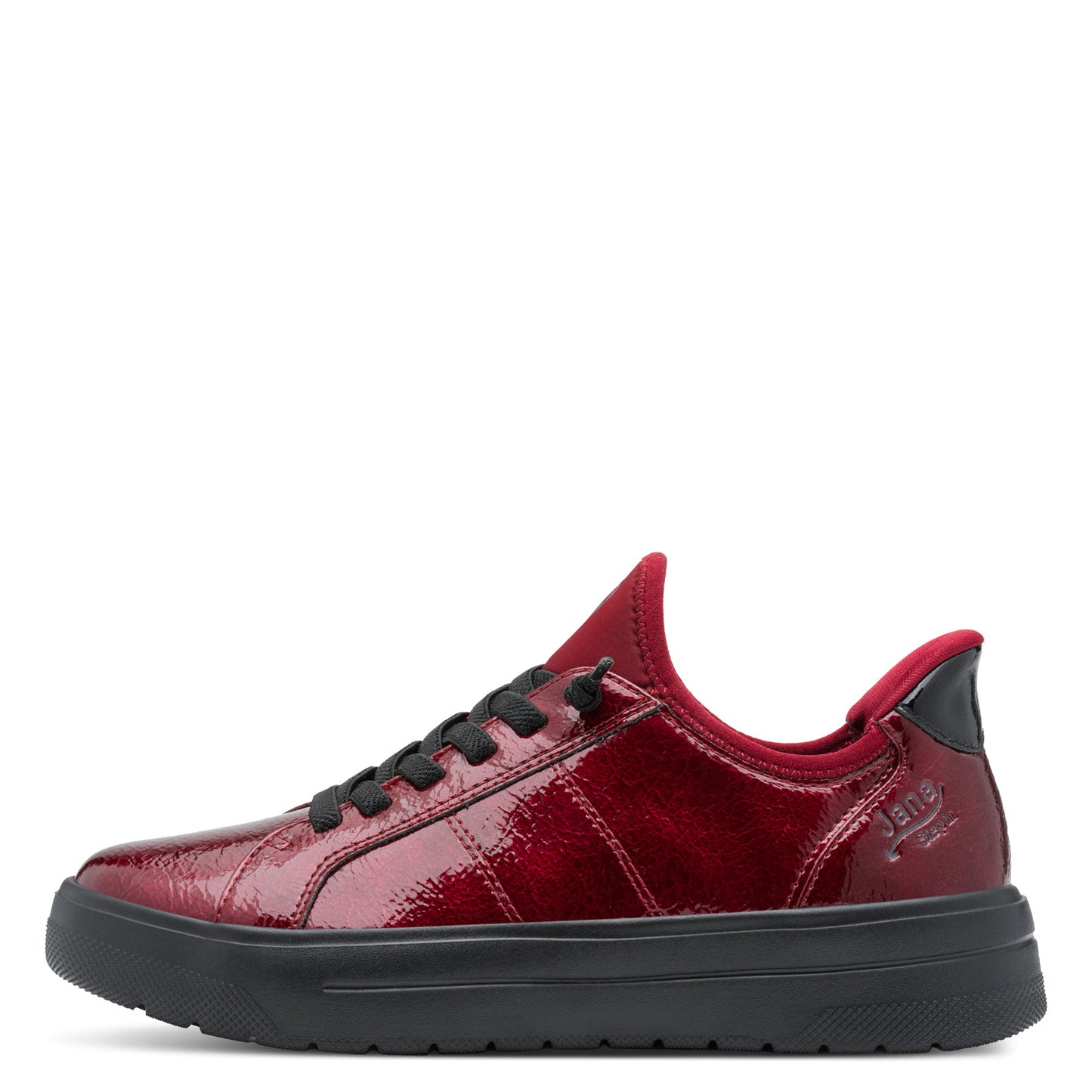 Jana 23764 Ladies Trainer Red Patent
