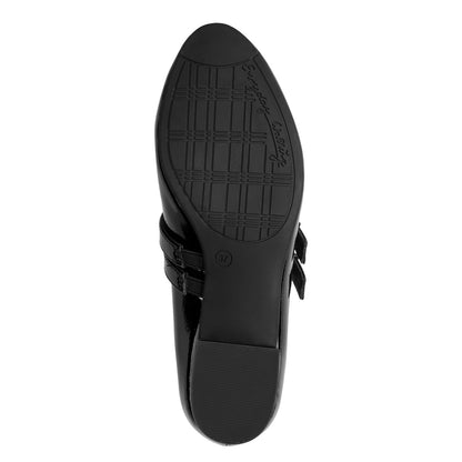 Jana 24366 Block Heel Mary Jane Patent Shoe