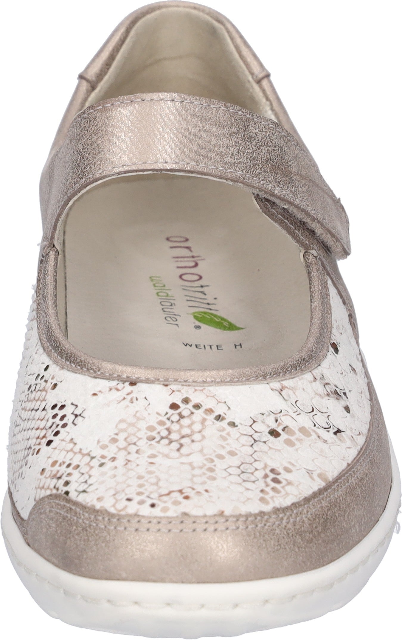 Waldlaufer Ladies Beige Velcro Shoe