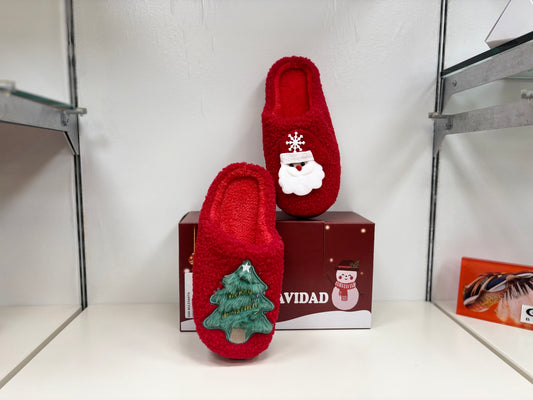 Christmas Mule Slippers