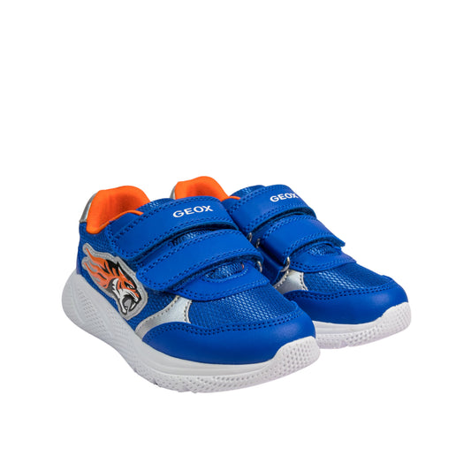 Geox - Boys Sprintye Sneakers Blue Orange - B554UB