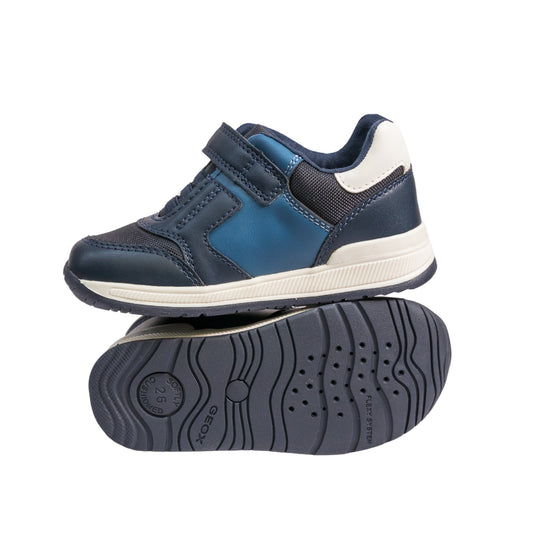 Geox - Boys Rishon Sneakers Navy Red 5 - B450RA
