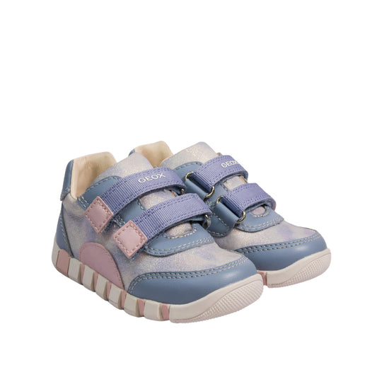 Geox - Infant Girls Lupidoo Sneakers Blue Pink - B3558A