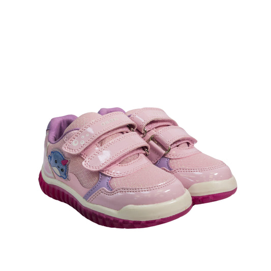 Geox - Girls Lightyloo Sneakers Pink w Lights - B5561A